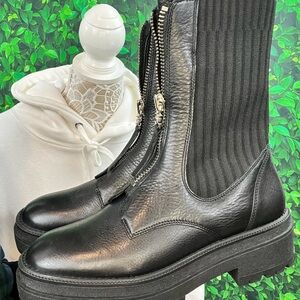 Brand New with box!!! Black Leather Women's Boots
